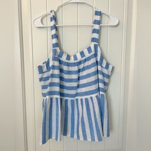 Loft summery striped Top